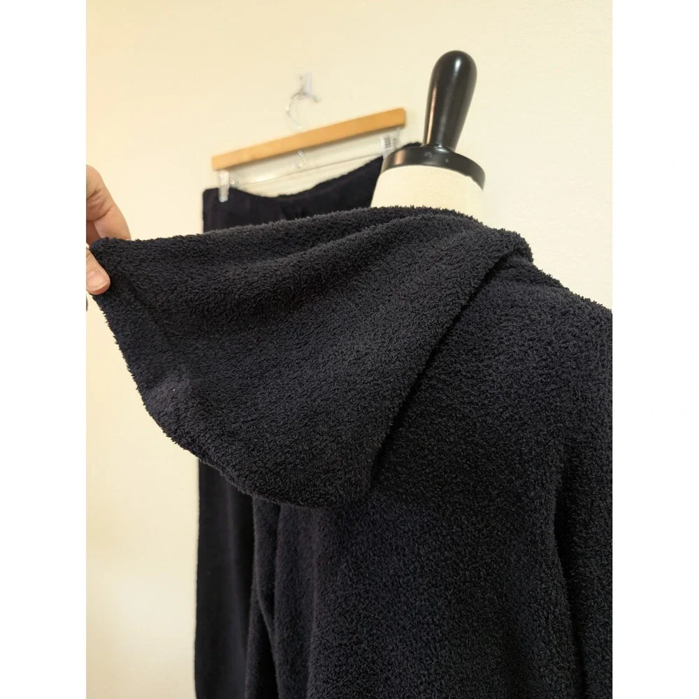 Softies Hoodie Lounge Set Black Hood Pullover Pants‎ XL Womens Pajama Loungewear